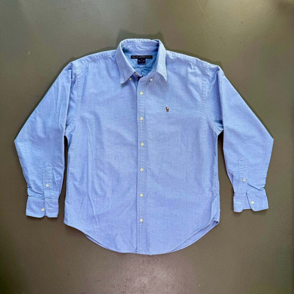 Ralph Lauren Sport 100% Cotton Long Sleeve Shirt SIZE 12 Weekend